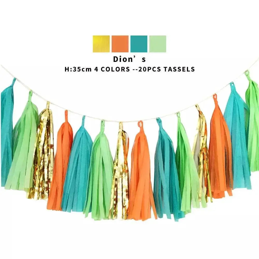 Colorful Tassel Garland Set for Vibrant DIY Party Decor