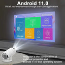 Magcubic Android Cinema Projector Dual Wifi6 for Home Use