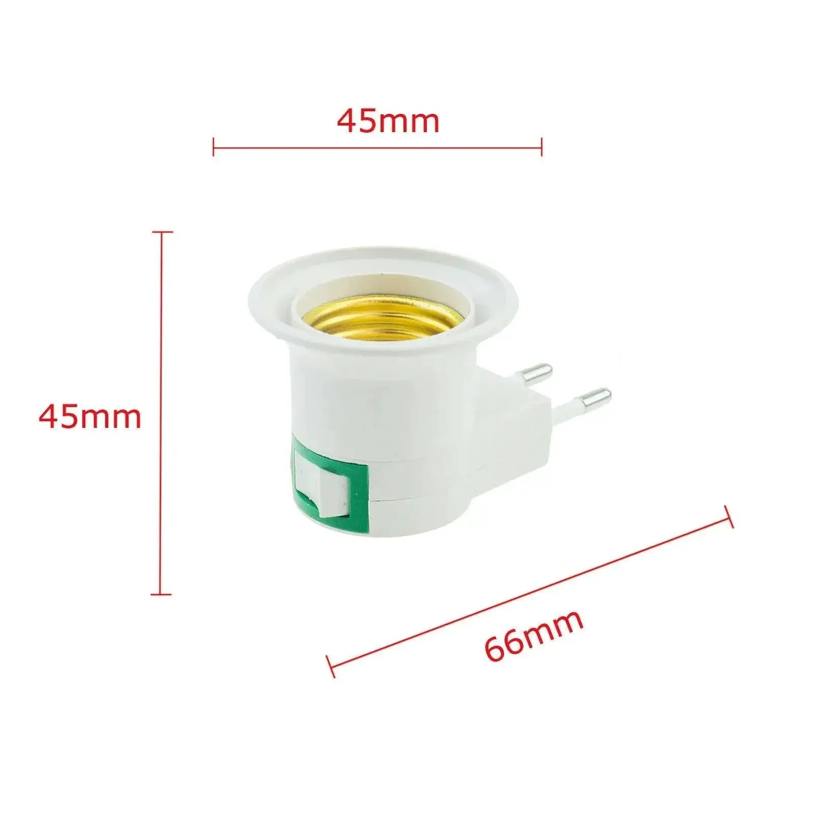 LED Light Socket Adapter Versatile Lighting Upgrade Switch