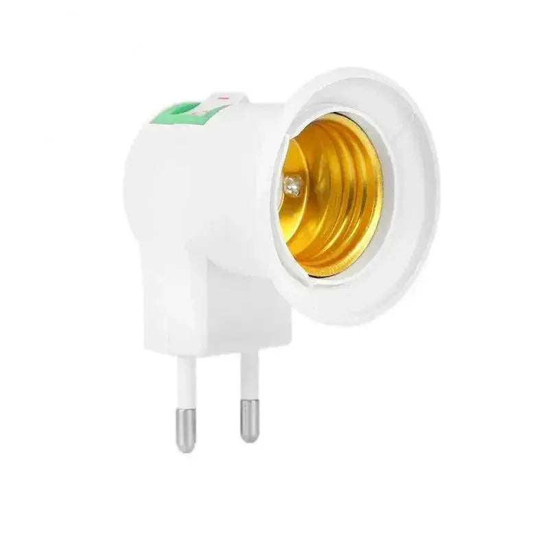 LED Light Socket Adapter Versatile Lighting Upgrade Switch