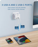 LENCENT Smart Multi Plug Charger Versatile Travel Power Hub