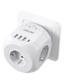 LENCENT Smart Multi Plug Charger Versatile Travel Power Hub