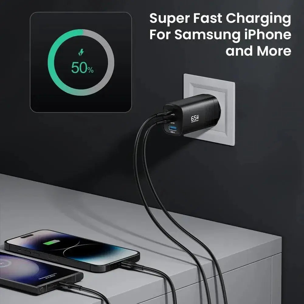 ASOMETECH GaN Charger Ultimate Fast Charging for Devices