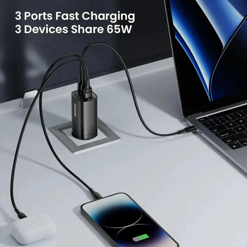 ASOMETECH GaN Charger Ultimate Fast Charging for Devices