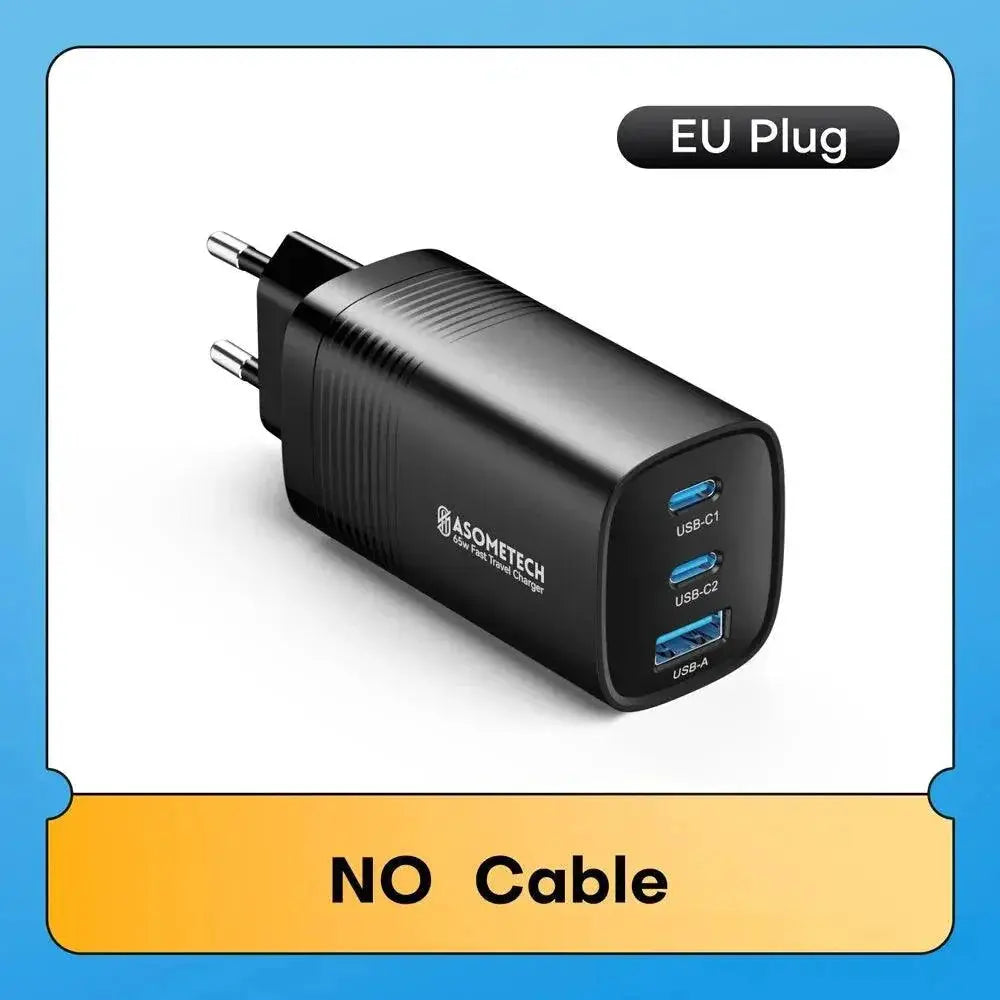 ASOMETECH GaN Charger Ultimate Fast Charging for Devices