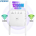High Speed Dual Band WiFi Repeater Booster 1200Mbps Home Use