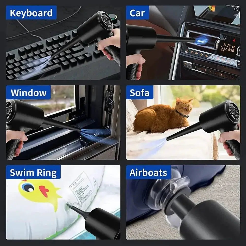 Portable Keyboard Dust Remover Tool Air Cleaner For Desktop