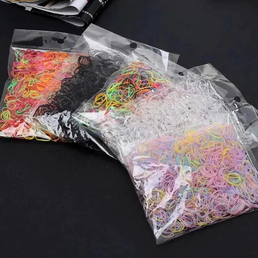Colorful Rubber Bands for DIY Hair Bows and Pet Grooming