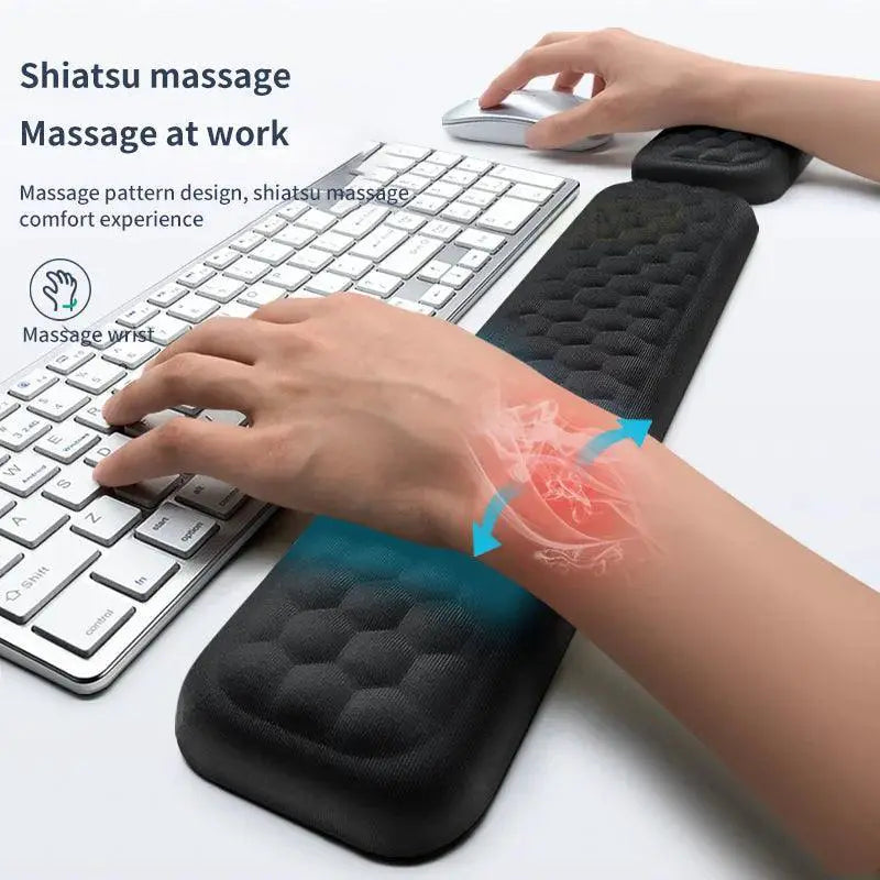 Ergonomic Memory Cotton Wrist Rest Pad For Comfort Support - OurLum.com
