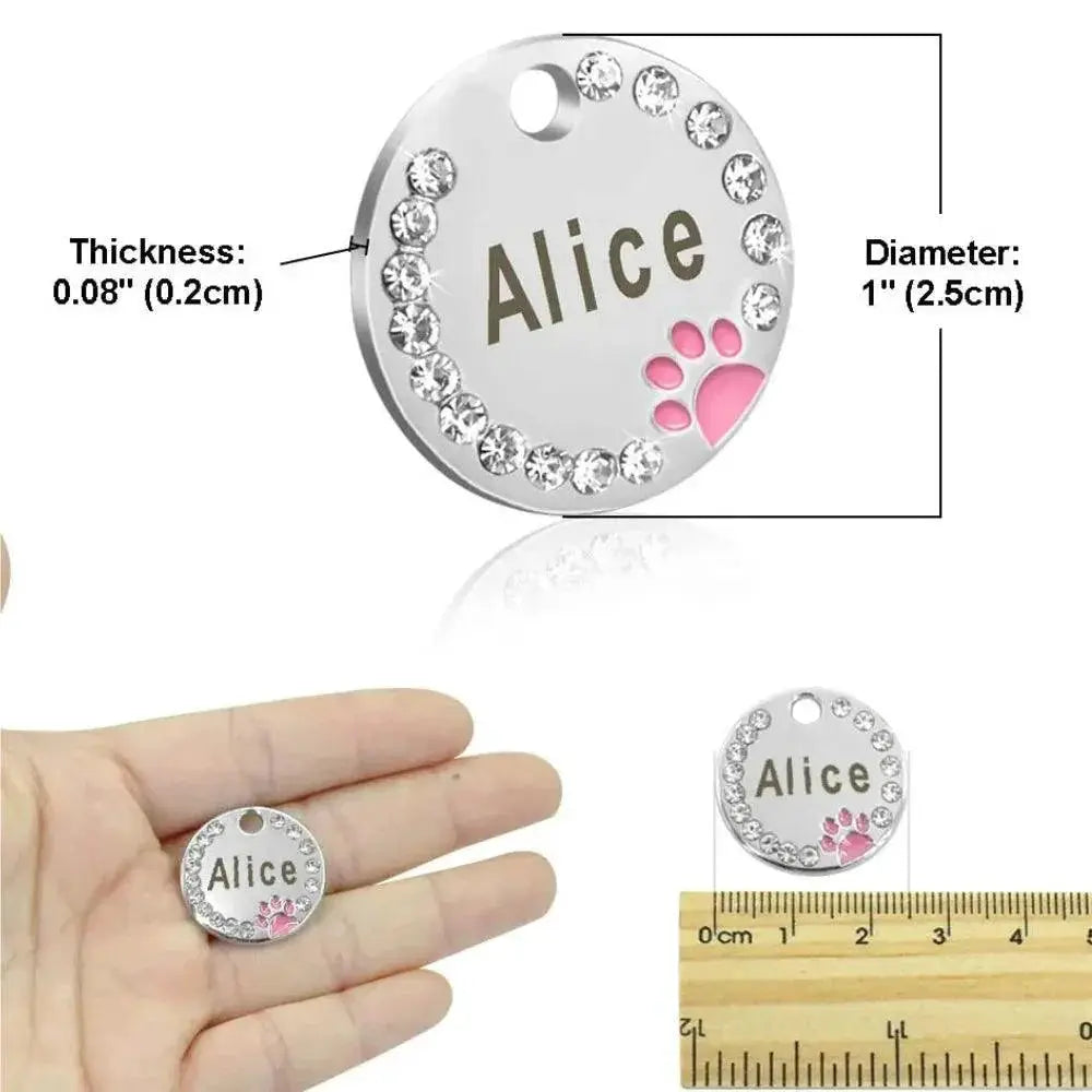 Personalized Stainless Steel Pet ID Tag For Dogs And Cats