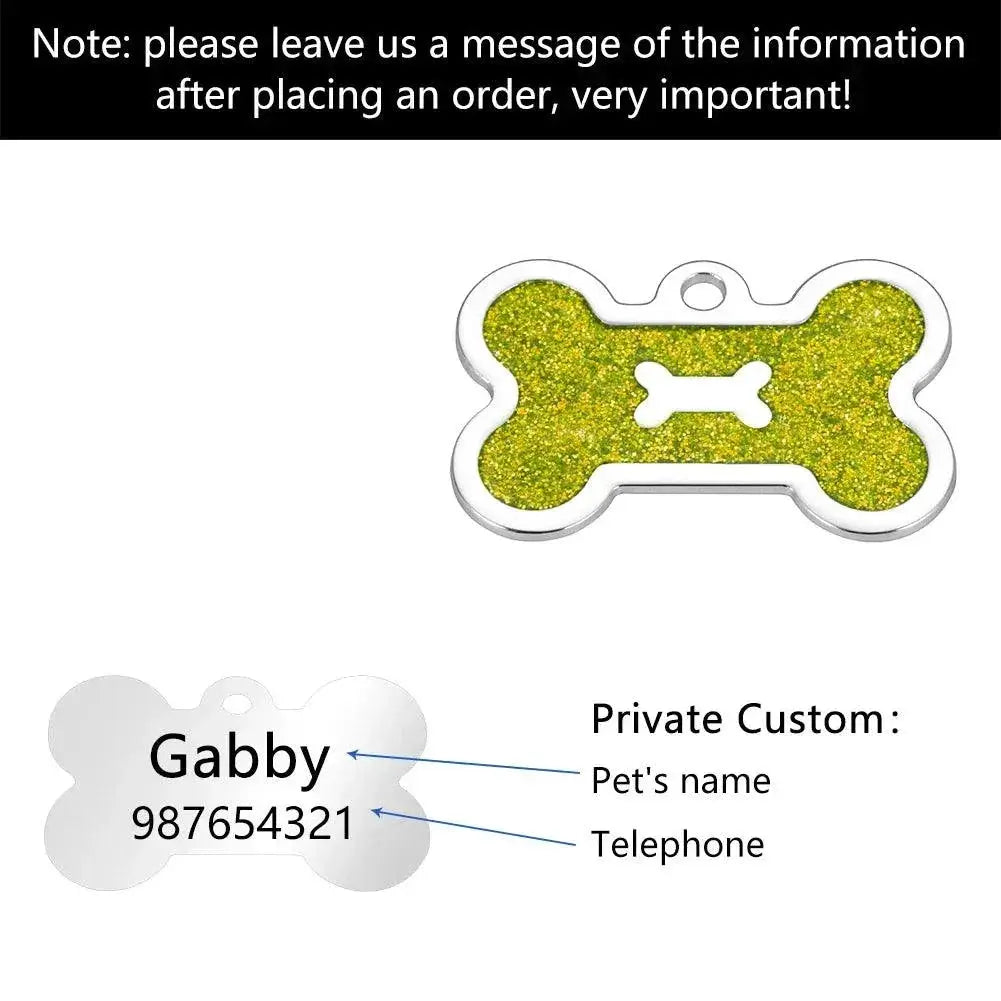 Personalized Stainless Steel Pet ID Tag For Dogs And Cats