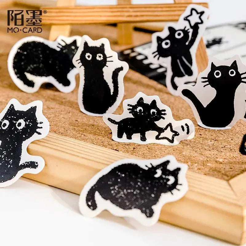Whimsical Cat and Dog Stickers for Delightful Journaling