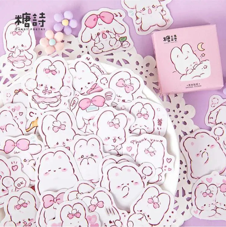 Whimsical Cat and Dog Stickers for Delightful Journaling