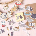Cat and Dog Stickers for Journalers Joy