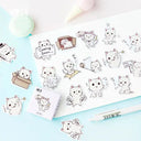 Cat and Dog Stickers for Journalers Joy