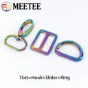 Meetee Zinc Alloy Metal Buckles For DIY Projects Hardware