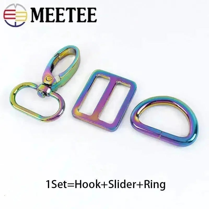 Meetee Zinc Alloy Metal Buckles For DIY Projects Hardware