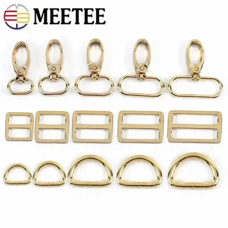 Meetee Zinc Alloy Metal Buckles For DIY Projects Hardware