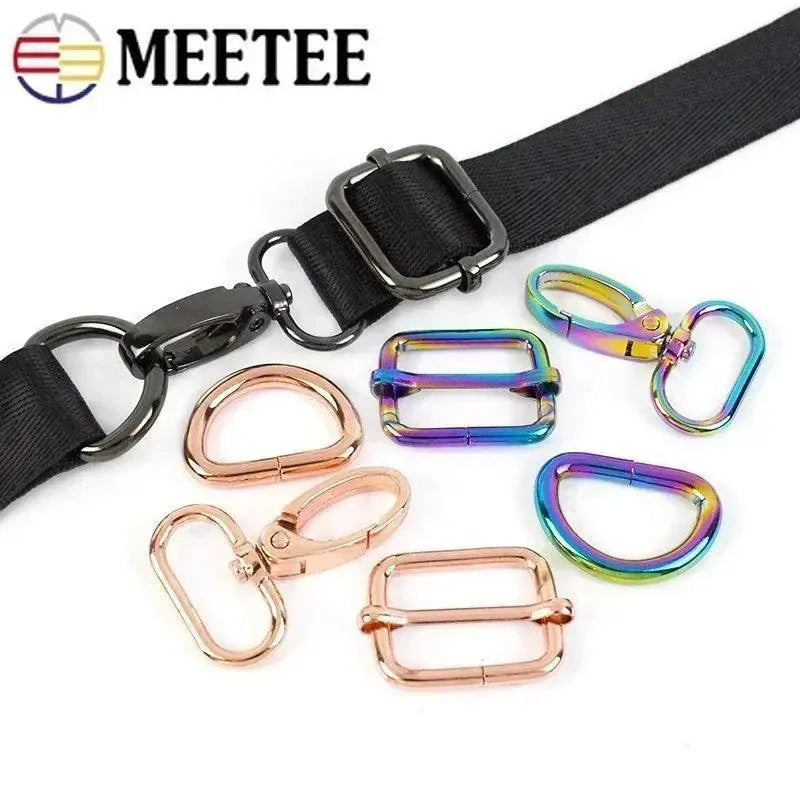 Meetee Zinc Alloy Metal Buckles For DIY Projects Hardware