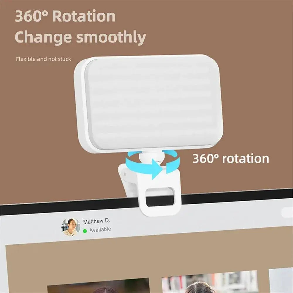 LED Selfie Light Clip Pro Lighting for Photos and Videos