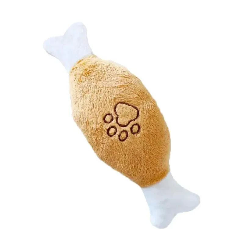 Puppy Plush Squeaky Toy For Small Dogs Interactive Chew Toy