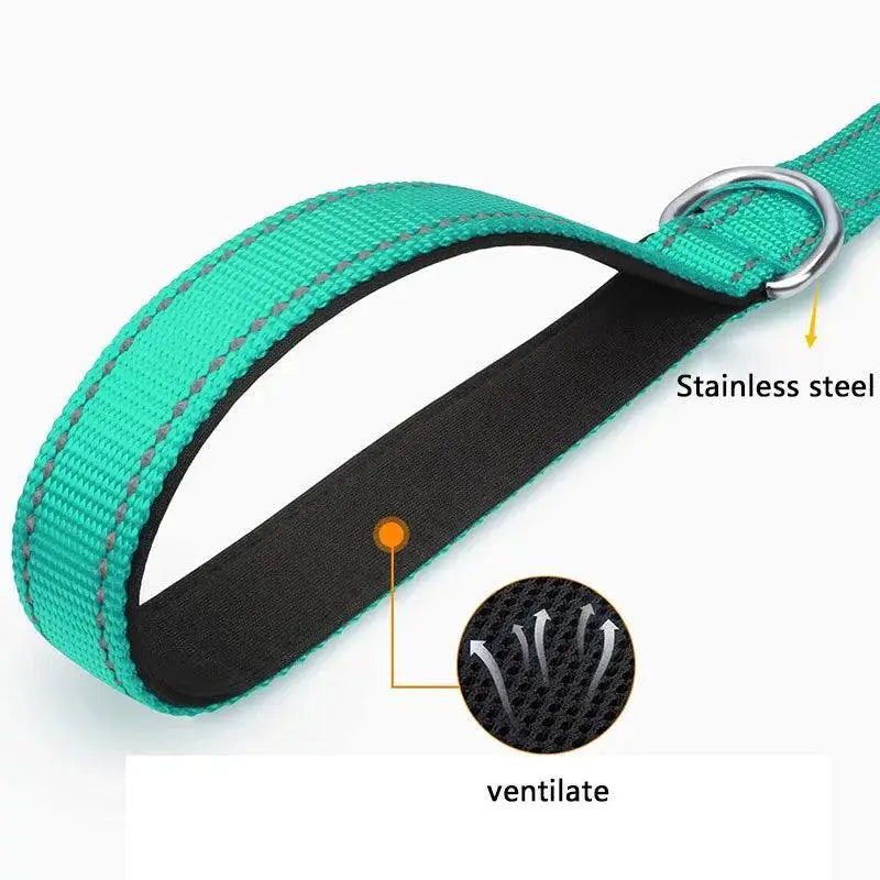 Reflective Night Dog Leash For Enhanced Visibility