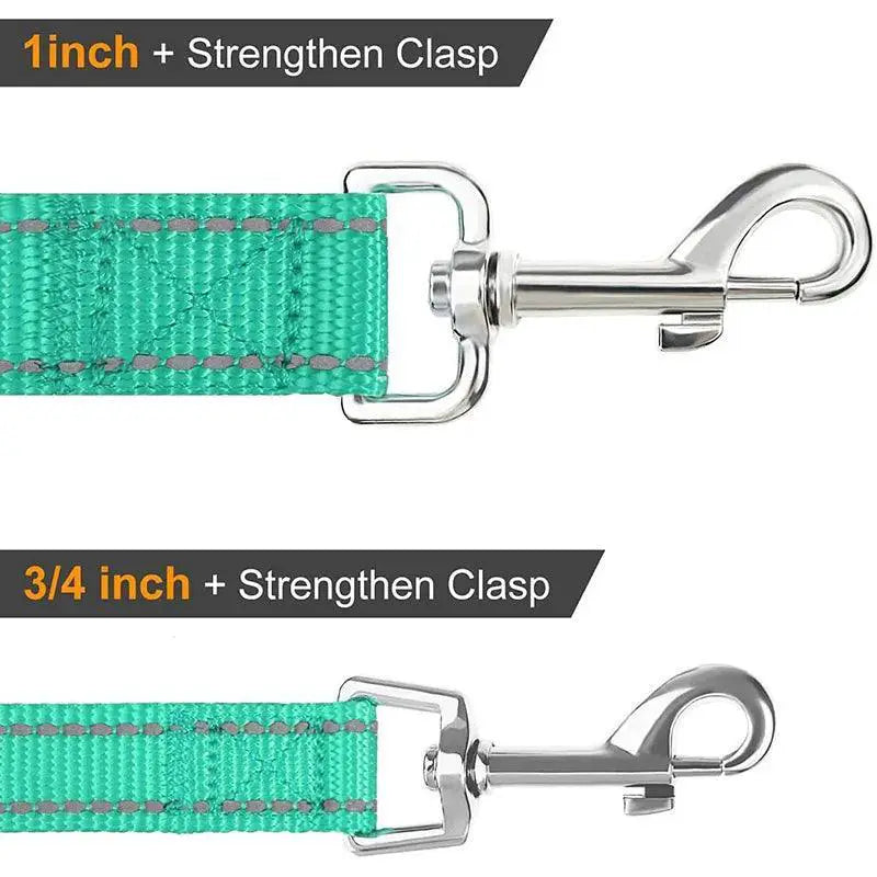 Reflective Night Dog Leash For Enhanced Visibility
