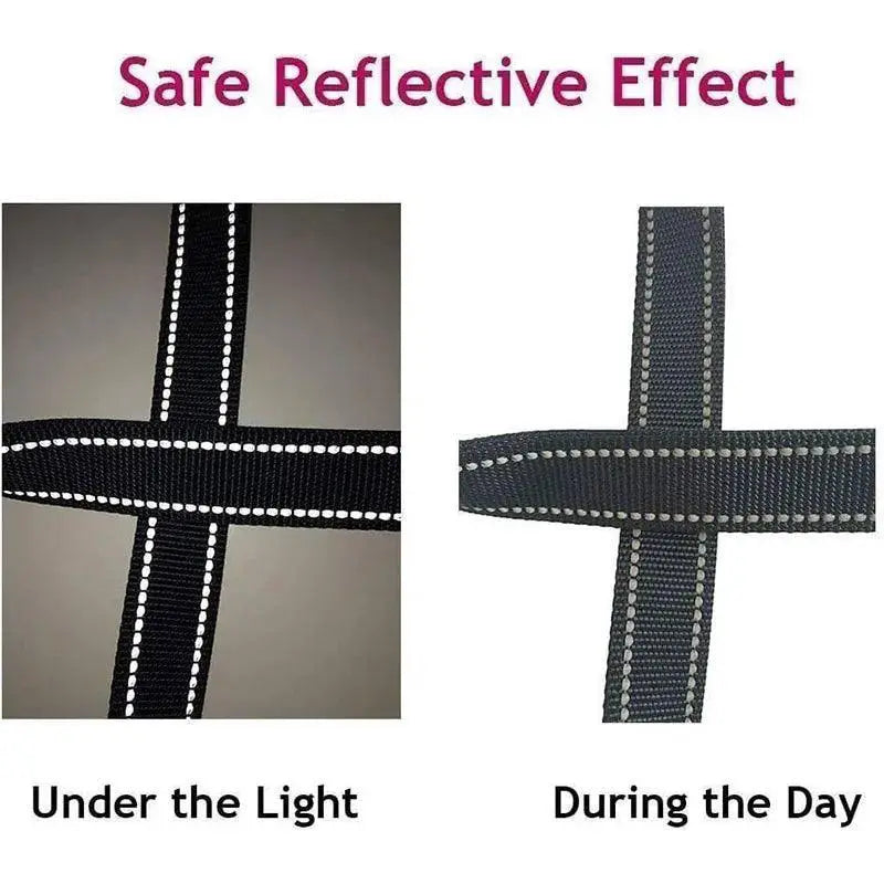 Reflective Night Dog Leash For Enhanced Visibility