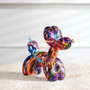Colorful Resin Balloon Dog Figurine