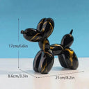 Colorful Resin Balloon Dog Figurine
