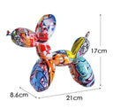 Colorful Resin Balloon Dog Figurine