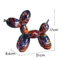 Colorful Resin Balloon Dog Figurine