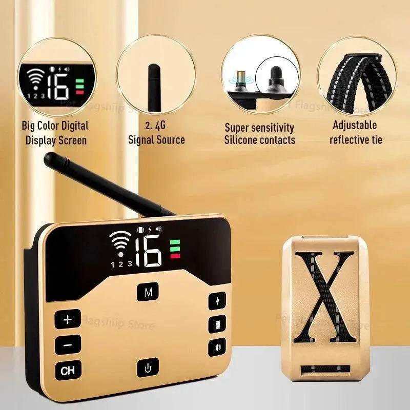 Wireless Dog Fence and Training Collar Combo for Pups