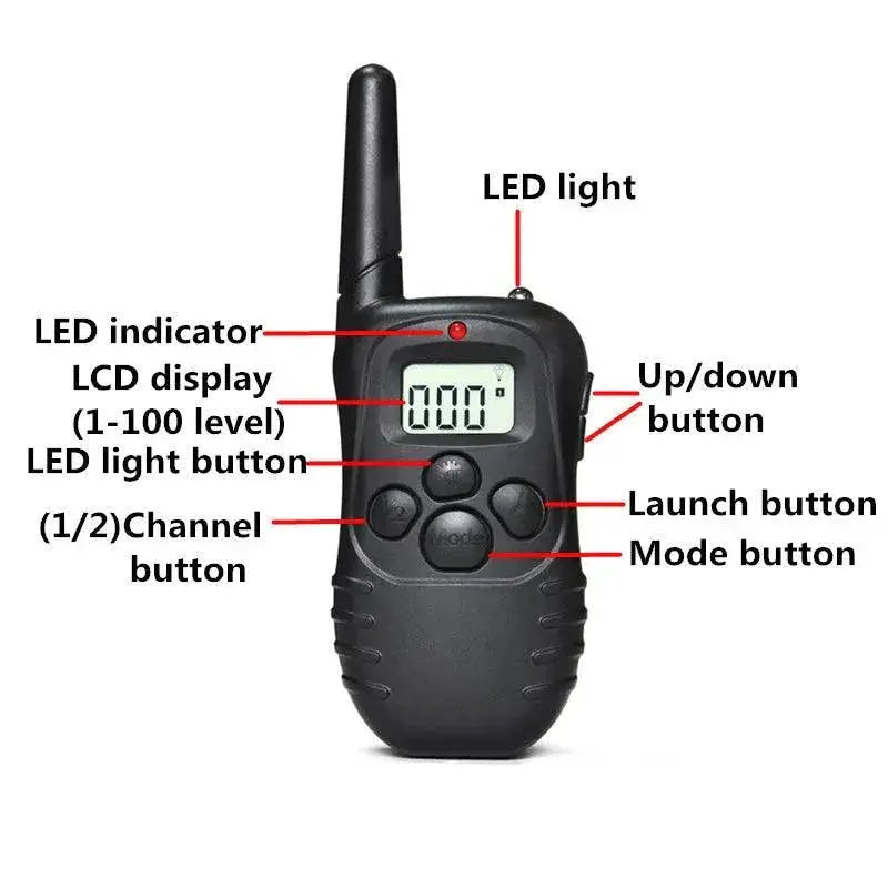 Waterproof Dog Training Collar Remote Control Bark Trainer