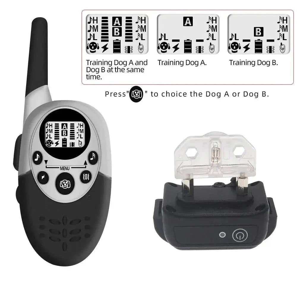 Waterproof Dog Training Collar With Long Distance Control