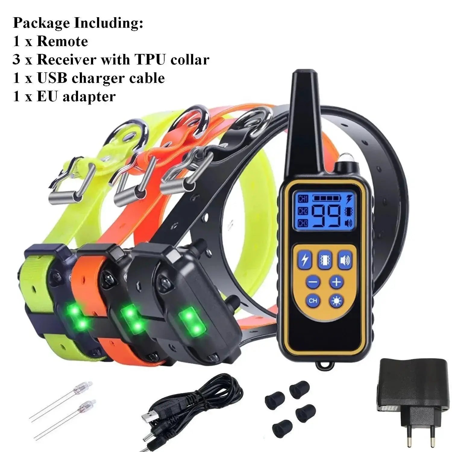 Training Collar Remote Vibration Shock Waterproof Trainer