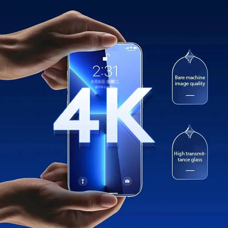 Crystal Clear Tempered Glass Screen Protector for iPhone