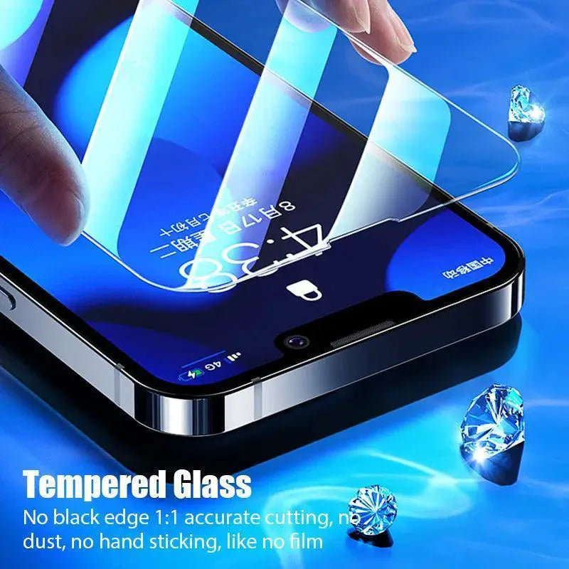 Crystal Clear Tempered Glass Screen Protector for iPhone
