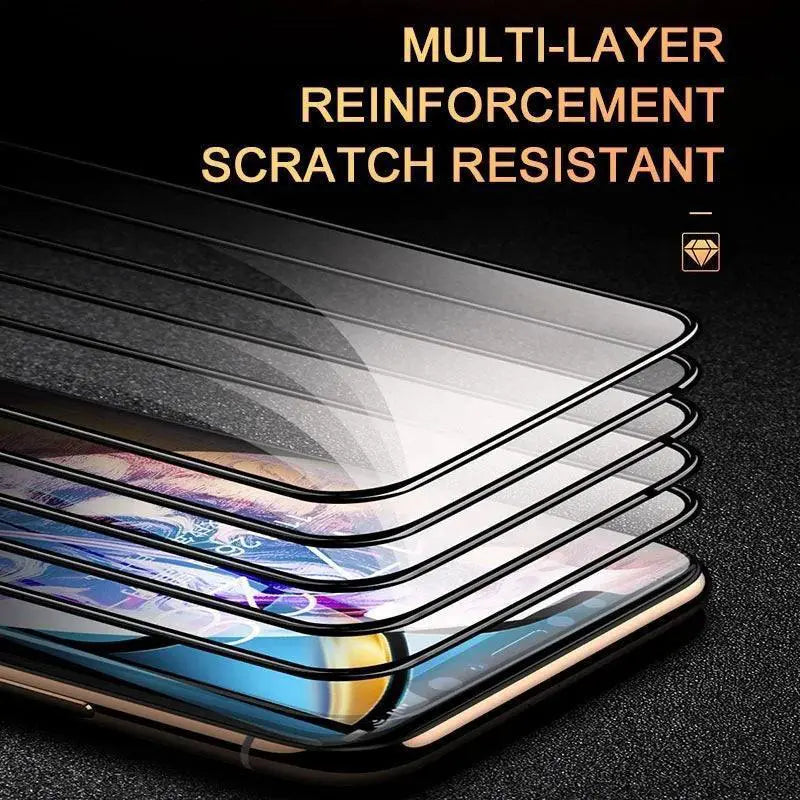 9D Tempered Glass Screen Protector for iPhone Protection