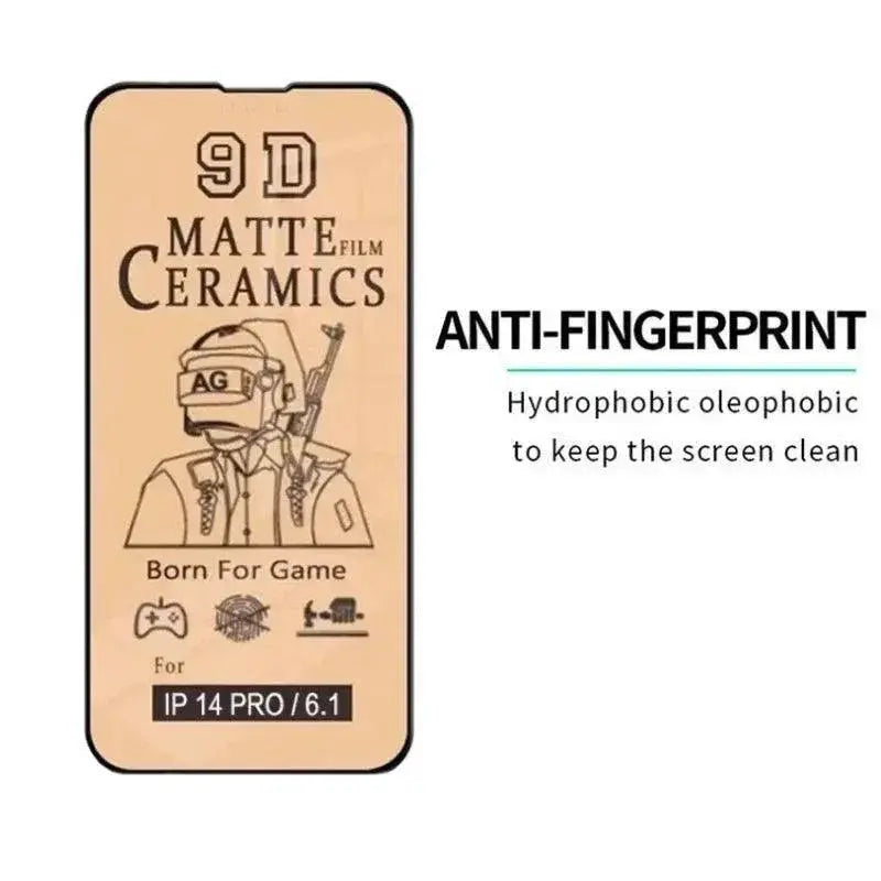 Soft Matte Ceramic IPhone Screen Protectors 4 Piece Pack