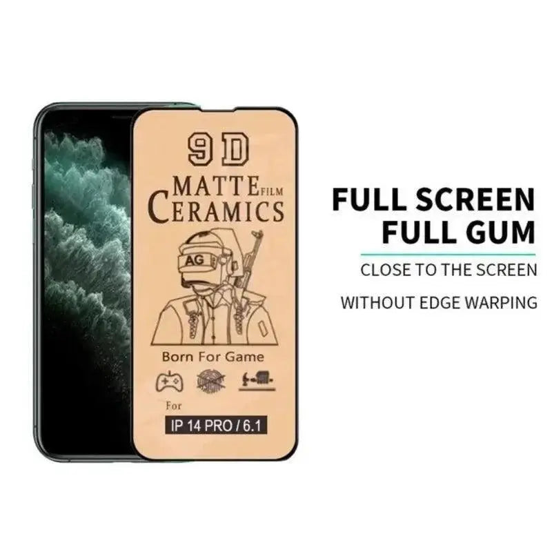 Soft Matte Ceramic IPhone Screen Protectors 4 Piece Pack