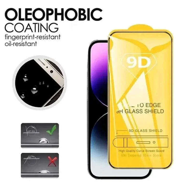 9D Tempered Glass iPhone Screen Protector Ultimate Clarity