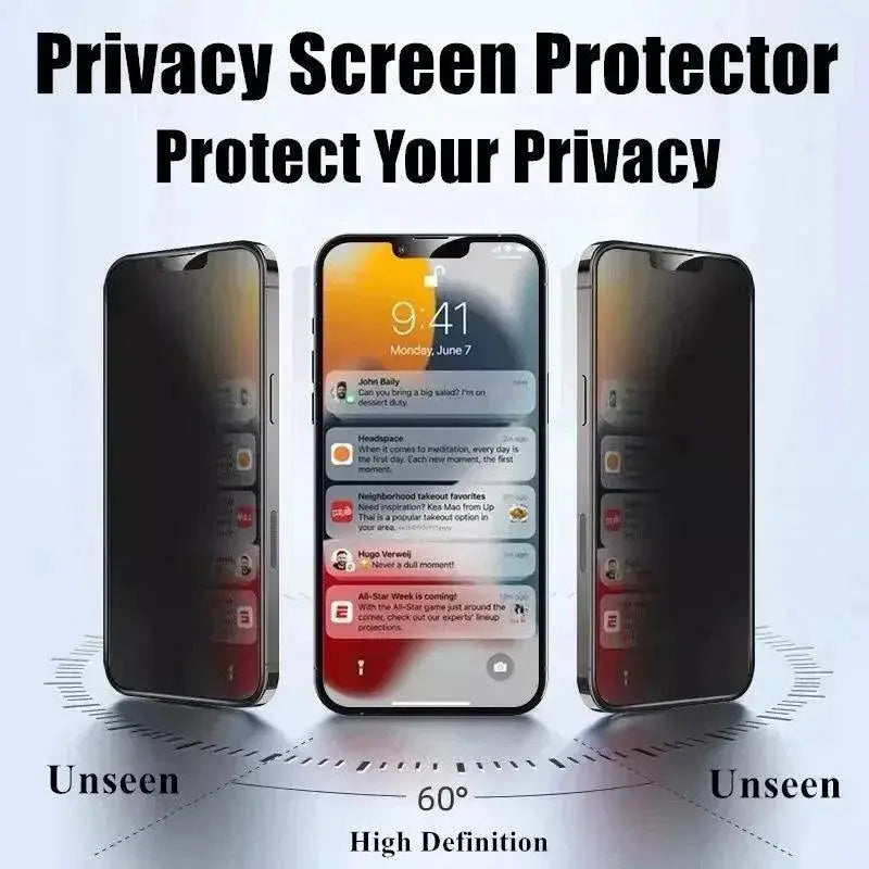 IPhone 14 Pro Max Privacy Glass Screen Protector 3 Pack