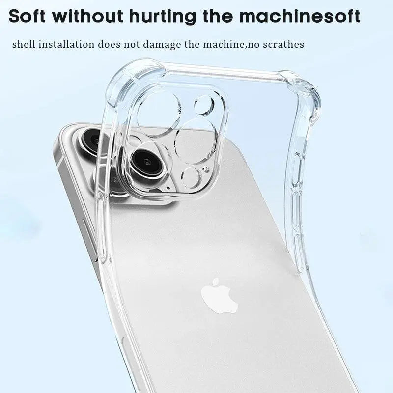 Luxury Clear Shockproof IPhone Case With Stylish Protection