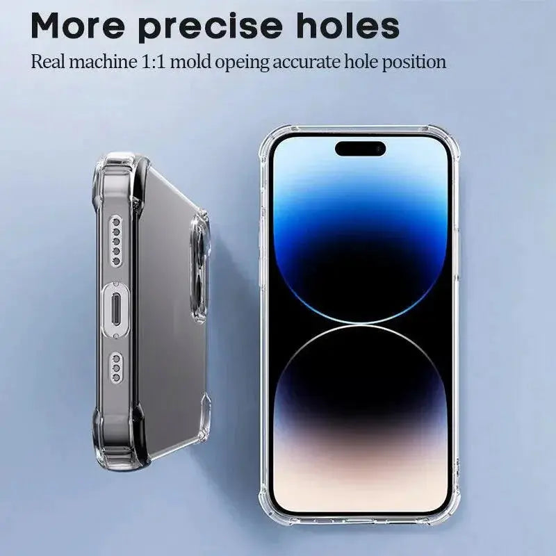 Luxury Clear Shockproof IPhone Case With Stylish Protection