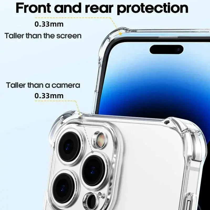 Luxury Clear Shockproof IPhone Case With Stylish Protection