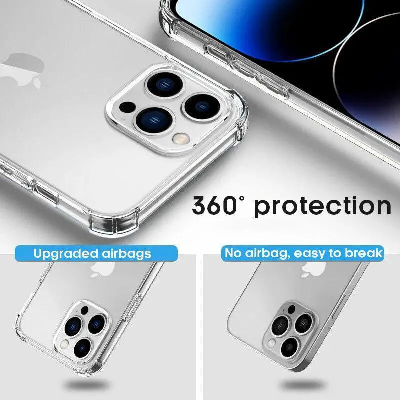 Luxury Clear Shockproof IPhone Case With Stylish Protection