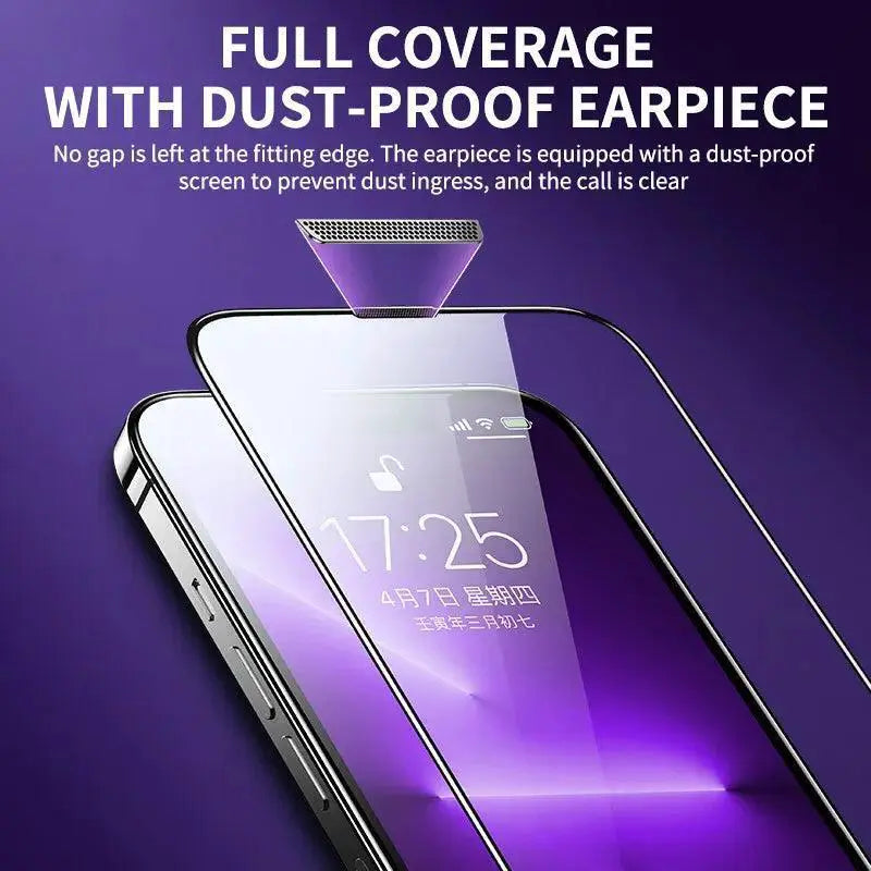 iPhone Clear Tempered Glass Screen Protector 2 Pack