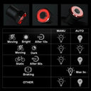 Cycling Rear Light with Brake Detection
