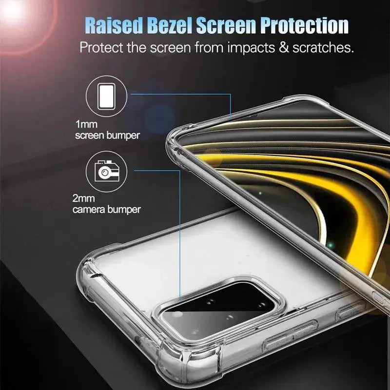 Samsung Galaxy Silicone Case Clear Shockproof Protection